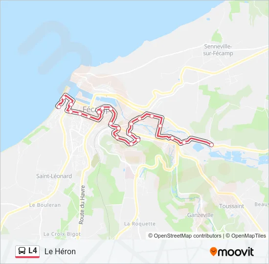 L4 Bus Line Map