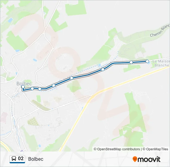 Mapa de 02 de autobús