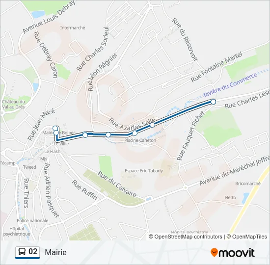 02 Bus Line Map