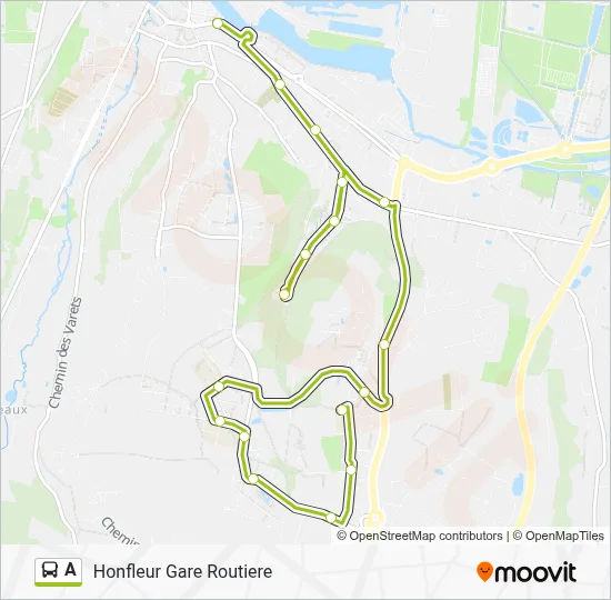 A Bus Line Map