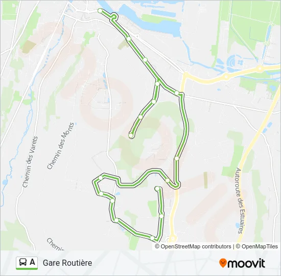 A Bus Line Map