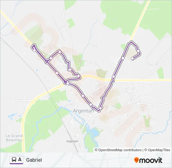 A Bus Line Map