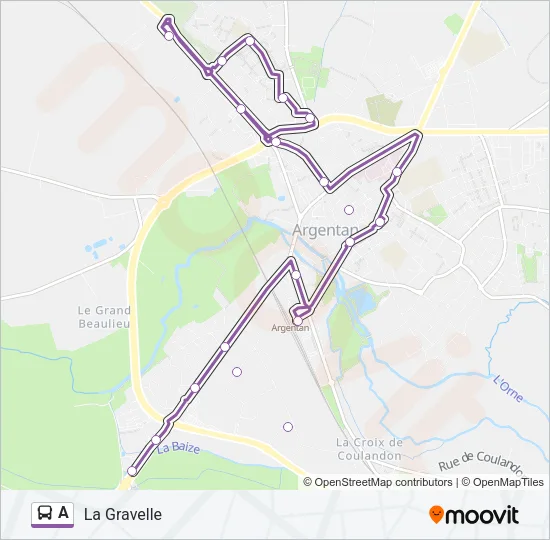 A Bus Line Map