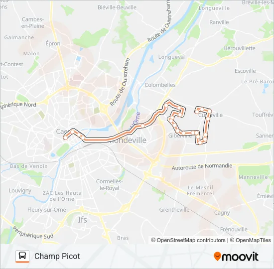 11 EXPRESS Bus Line Map