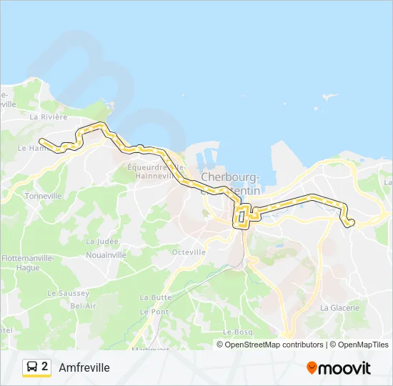 2 Bus Line Map