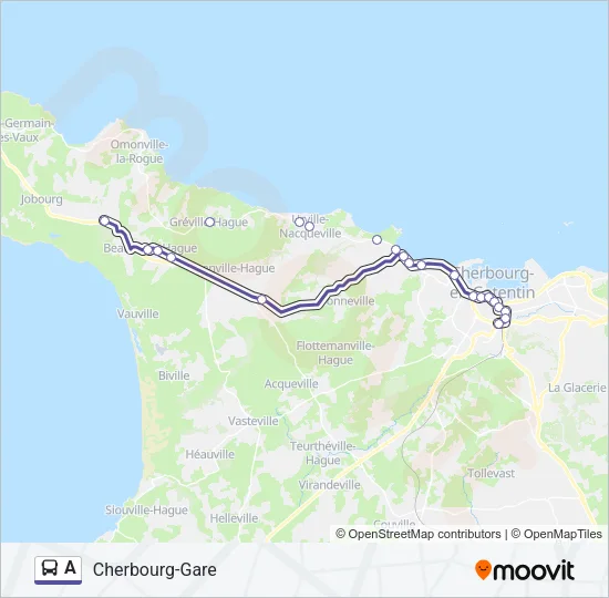 A Bus Line Map