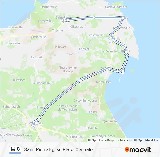 C Bus Line Map