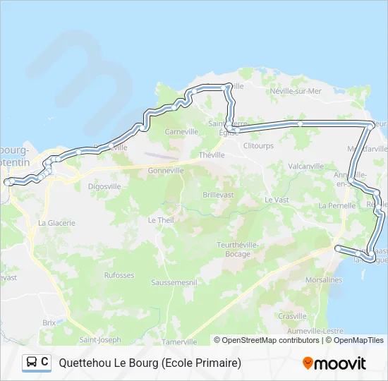 C Bus Line Map