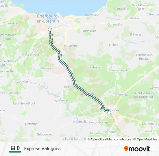 D Bus Line Map