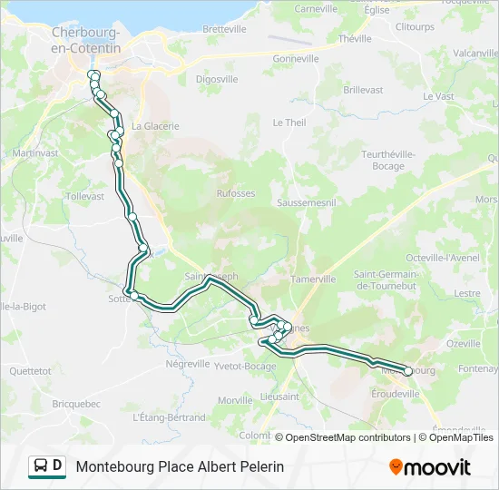 D Bus Line Map