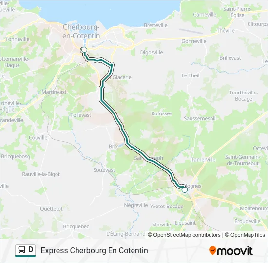 D Bus Line Map