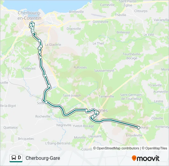 D Bus Line Map