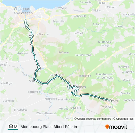 D Bus Line Map