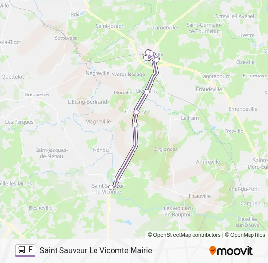 F Bus Line Map