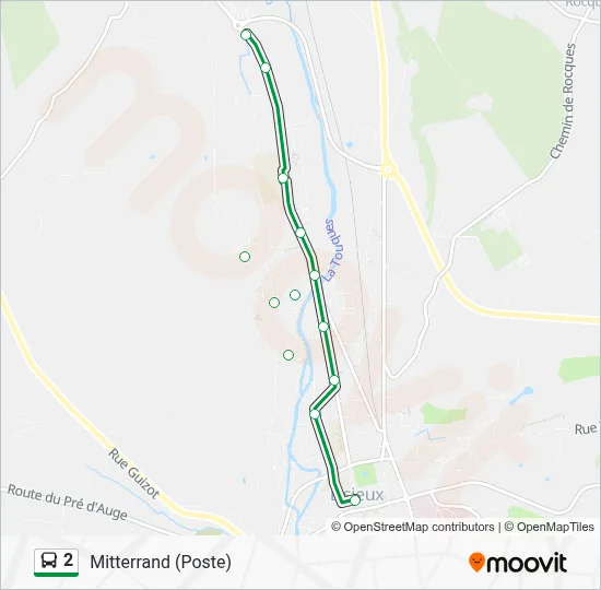 Mapa de 2 de autobús