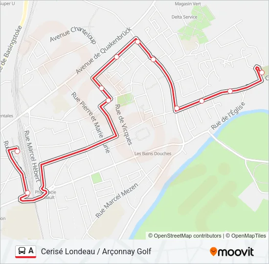 A Bus Line Map