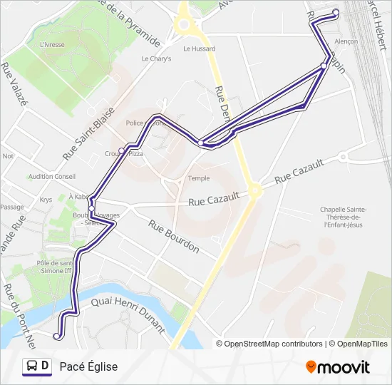 D Bus Line Map