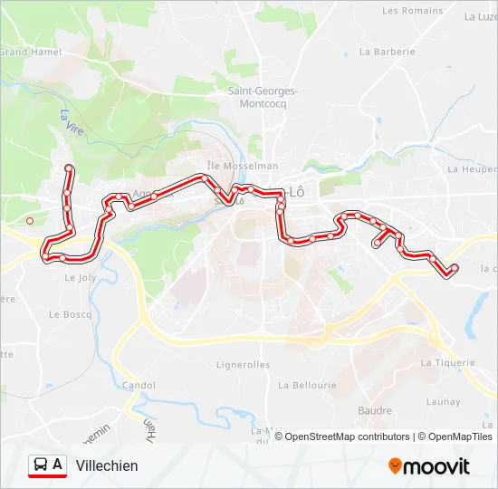 A Bus Line Map