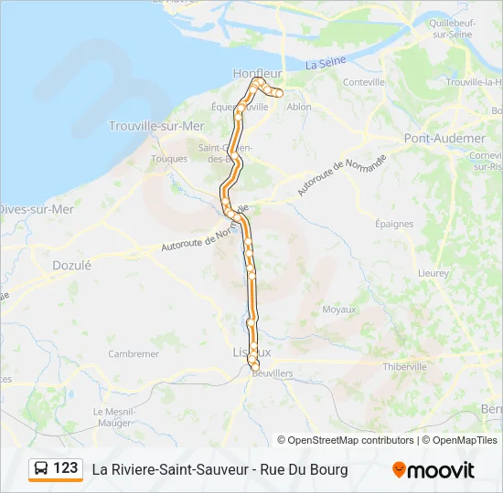 123 Bus Line Map