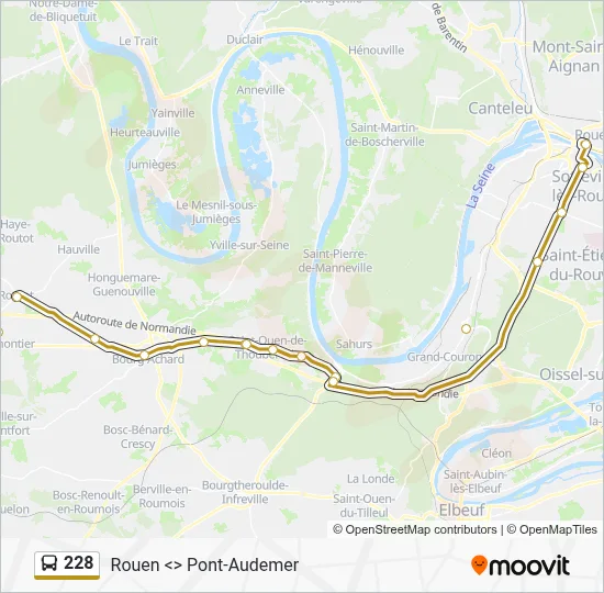 228 Bus Line Map