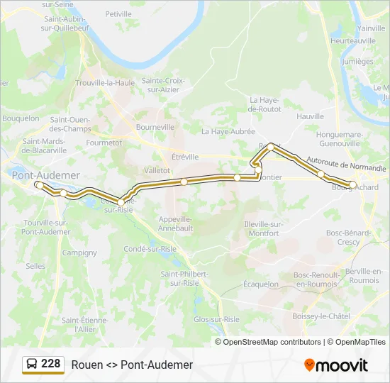 228 Bus Line Map