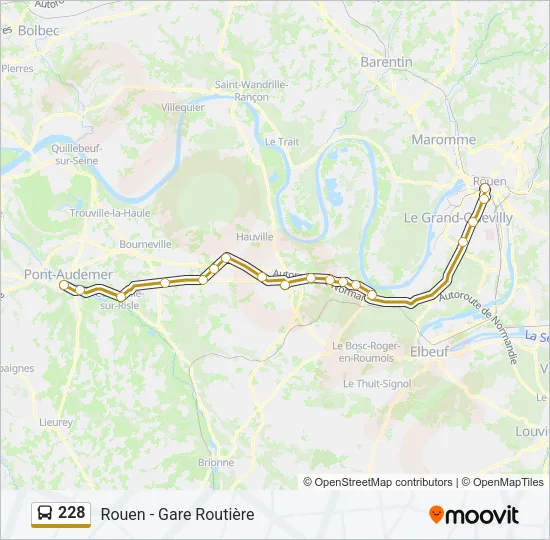 228 Bus Line Map