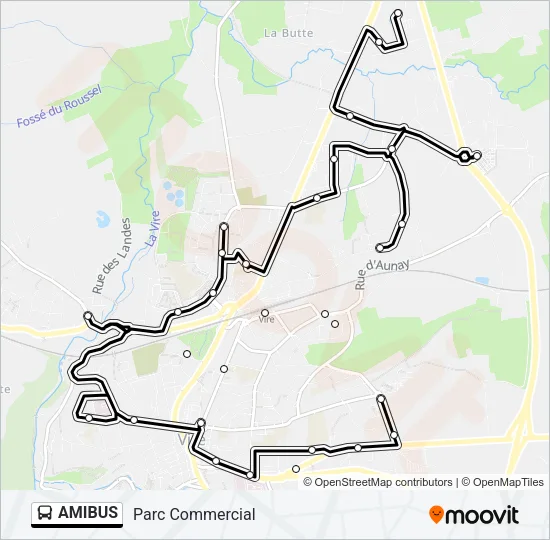 AMIBUS Bus Line Map