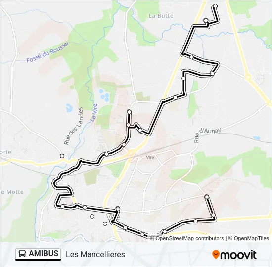 AMIBUS Bus Line Map