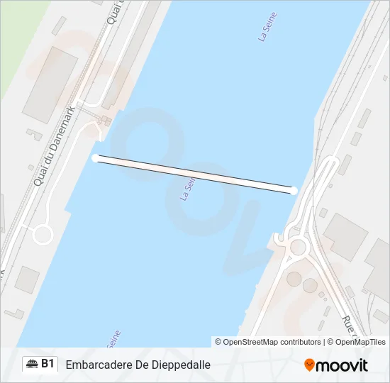 B1 Ferry Line Map