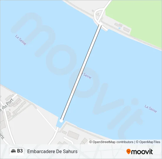 B3 Ferry Line Map