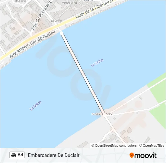 B4 Ferry Line Map