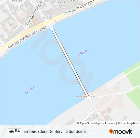 B4 Ferry Line Map