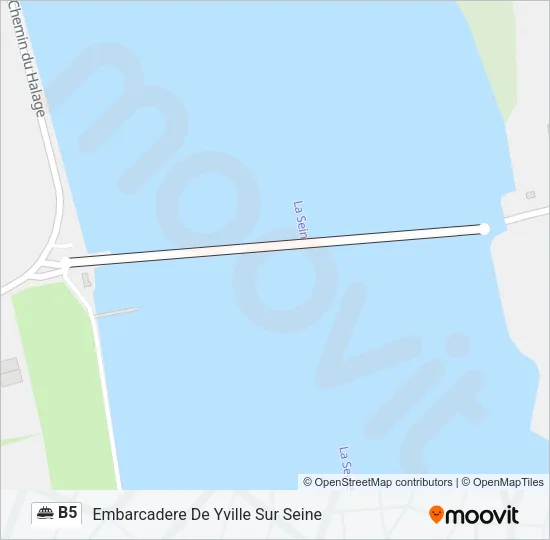 B5 Ferry Line Map