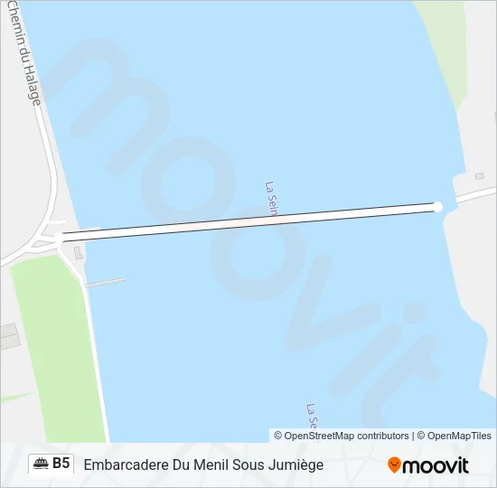 B5 Ferry Line Map