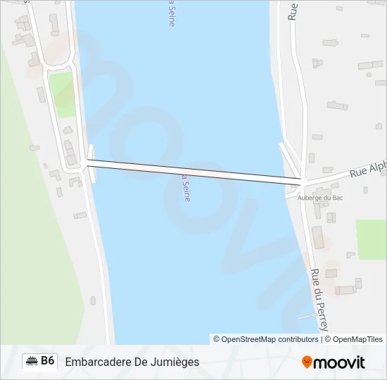 B6 Ferry Line Map