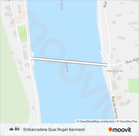 B6 Ferry Line Map