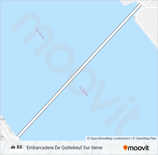 B8 Ferry Line Map