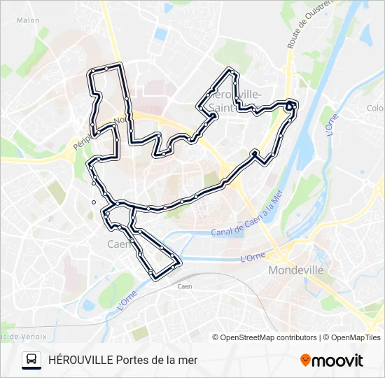 NOCTIBUS Bus Line Map