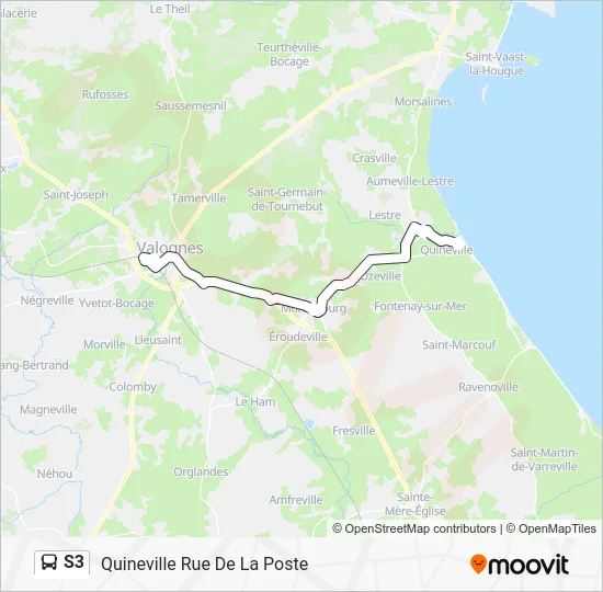 S3 Bus Line Map