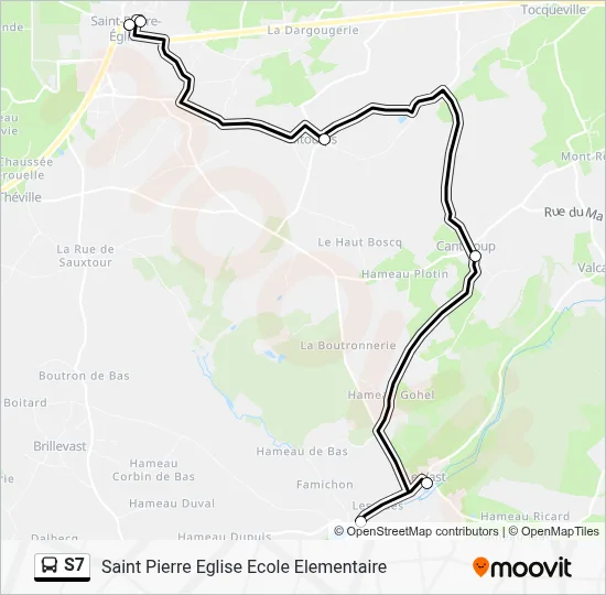 S7 Bus Line Map