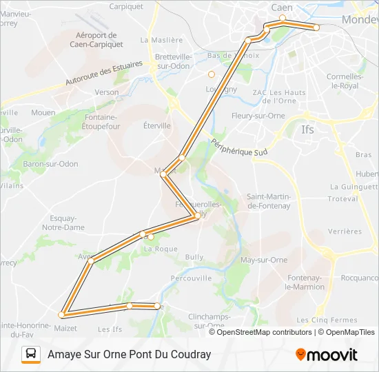 LIGNE 11 Bus Line Map
