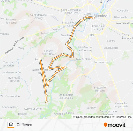 LIGNE 11 Bus Line Map