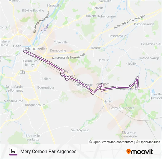 LIGNE 16 Bus Line Map