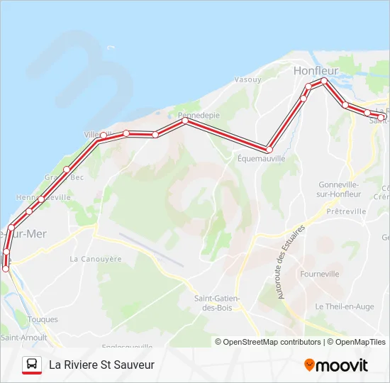 LIGNE 20 Bus Line Map