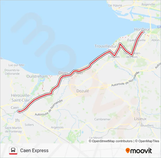 LIGNE 20 Bus Line Map
