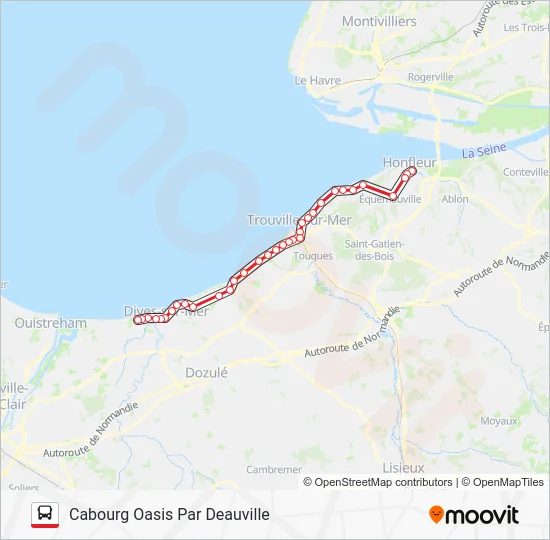 LIGNE 20 Bus Line Map