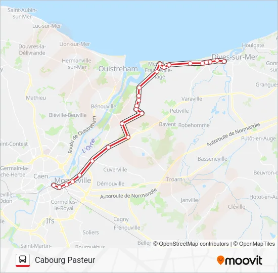 LIGNE 20 Bus Line Map
