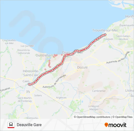 LIGNE 20 Bus Line Map