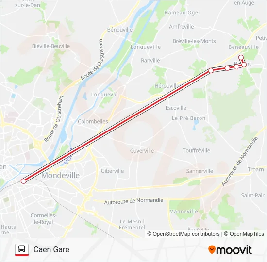 LIGNE 20 Bus Line Map