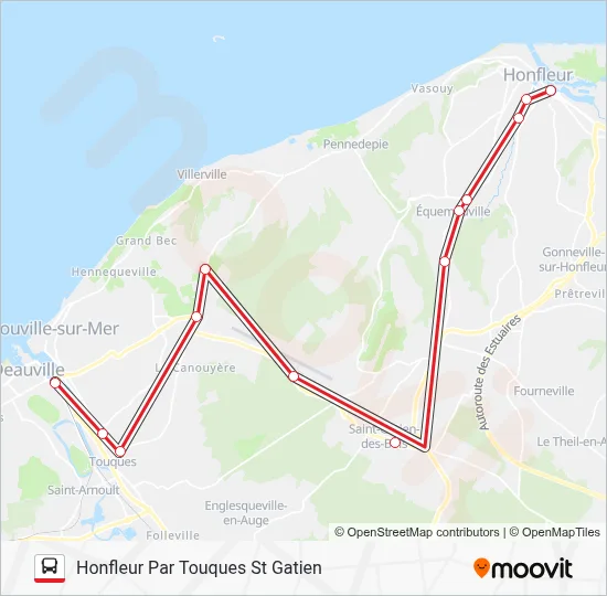 LIGNE 20 Bus Line Map